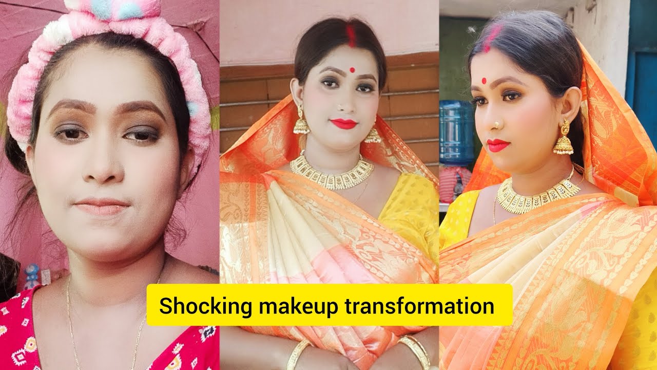 dusky skin, makeup look shocking transformation 😲🤯 viral makeup dusky skin, makeup look shocking transformation 😲🤯 viral makeup