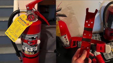 Installing a NEW fire extinguisher strap bracket!