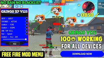 Free Fire Mod Menu Hack 🔥|| Free Fire Mod Menu || FF MOD MENU HACK 2025 || Gringo XP Mod Menu Hack 🔥