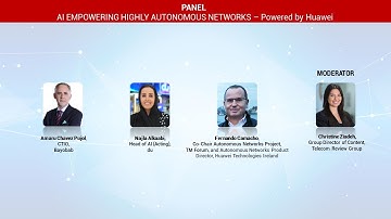 PANEL Powered by Huawei: AI Empowering Highly Autonomous Networks
