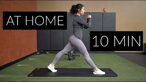 10 MIN AT HOME LEG/ BUTT/ THIGH WORKOUT (No Equipment)