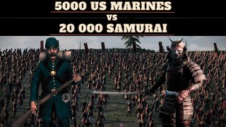5000 US Marines vs 20 000 Samurai