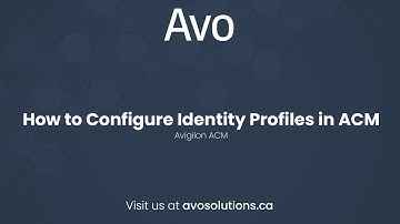 How to Configure Identity Profiles in ACM