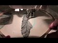 Free motion machine embroidery