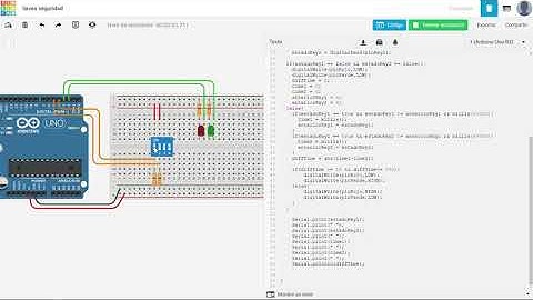 ARDUINO TINKERCAD - Double Key Security Lock using millis()
