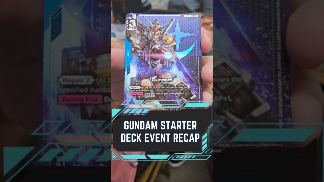 Gundam Card Game Starter Deck Event Recap | 3-1 Finish with Zeon’s Rush!