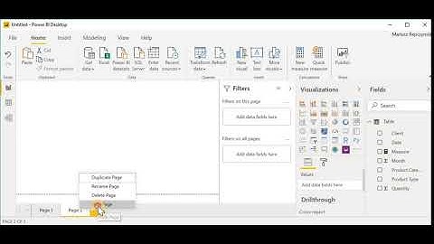 Hide Pages in Power BI