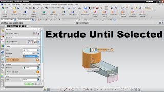 Nx Extrude Until Selected | Nx Extrude to Surface