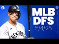 MLB DFS Picks & Strategy for DraftKings & FanDuel (5/4/26)