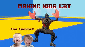 The Minigun is back, and Kids are crying (Fortnite Trolling)