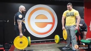 Состязание на силу хвата в Fitness-Energy (специальный гость и судья - Кирилл Сарычев)