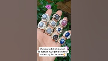 Nhẫn Bạc Giá Rẻ #trieugold0854589999 #zalo0947502999 #jewelry #trangsucvangbac #phongthuy #ruby