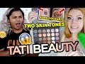 TATI BEAUTY PALETTE REVIEW | TEXTURED NEUTRALS ON TWO DIFFERENT SKIN TONES