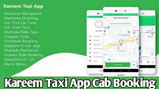 Kareem Taxi App Cab Booking Solution + admin panel Sourse Code || How to Make OLA Ubber Clone App screenshot 1