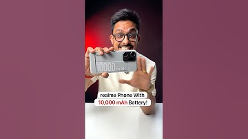 A Practical Phone With 10,000 mAh Battery! #realmeGT10000