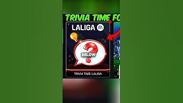 HOW TO GET LA LIGA TRIVIA TIME ANSWERS QUESTIONS IN EA FC FIFA MOBILE 25 26 #shorts #fcmobile