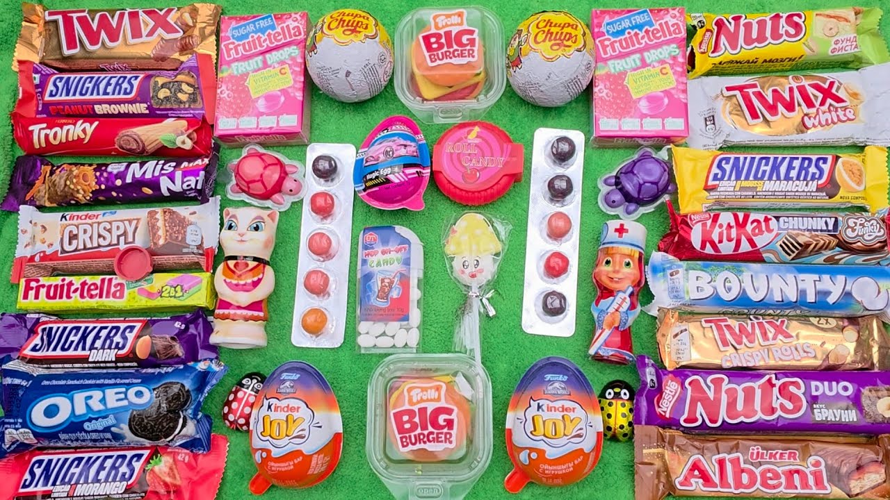 Candy Lollipops and Sweets | Yummy Rainbow Lollipops Unpacking | ASMR | Satisfying Video