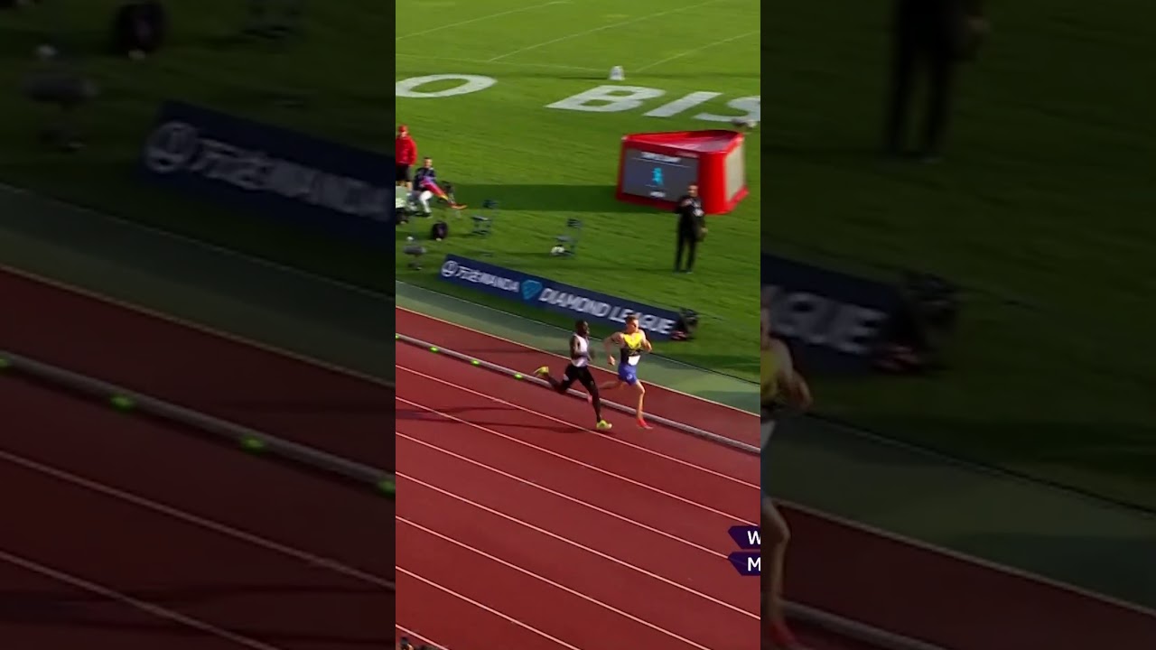 17-year-old Cooper Lutkenhaus battles to the line with Wanyonyi for 1:42.08 800m win #DiamondLeague