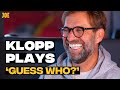 Jürgen Klopp plays 'Guess Who' with an Everton fan