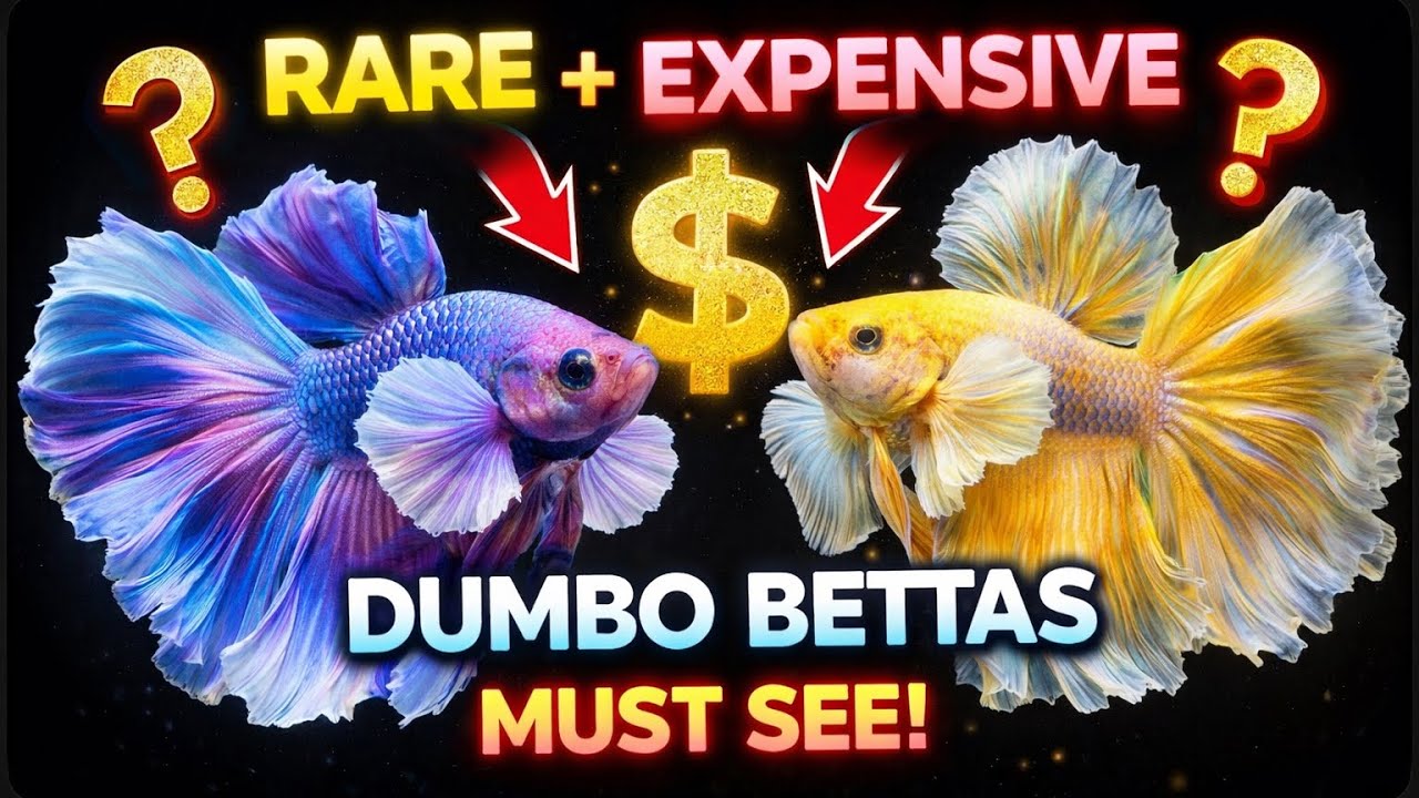 These Dumbo Bettas Are INSANELY Expensive #bettafish #aquarium #beautiful 