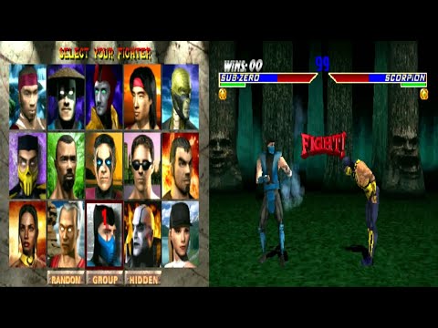 Como é jogar Mortal Kombat 4 do PLAYSTATION hoje? É TUDO ESTRANHO