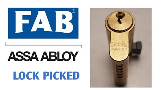 073- Lockpicking FAB ASSA ABLOY