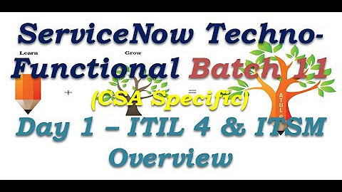 Batch 11 || CSA Special -ServiceNow Techno Functional Training