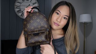 Louis Vuitton Palm Springs Mini / LOVE IT but... / Pros & Cons / What's in my Bag?