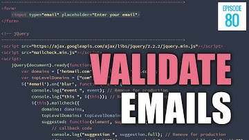 JMS080: 3 Ways to Verify an Email Address Using HTML, jQuery and PHP