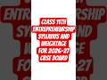 Class 11 Entrepreneurship Syllabus Weightage for 2026-27 cbse board #commerce #class11 #aadityakt
