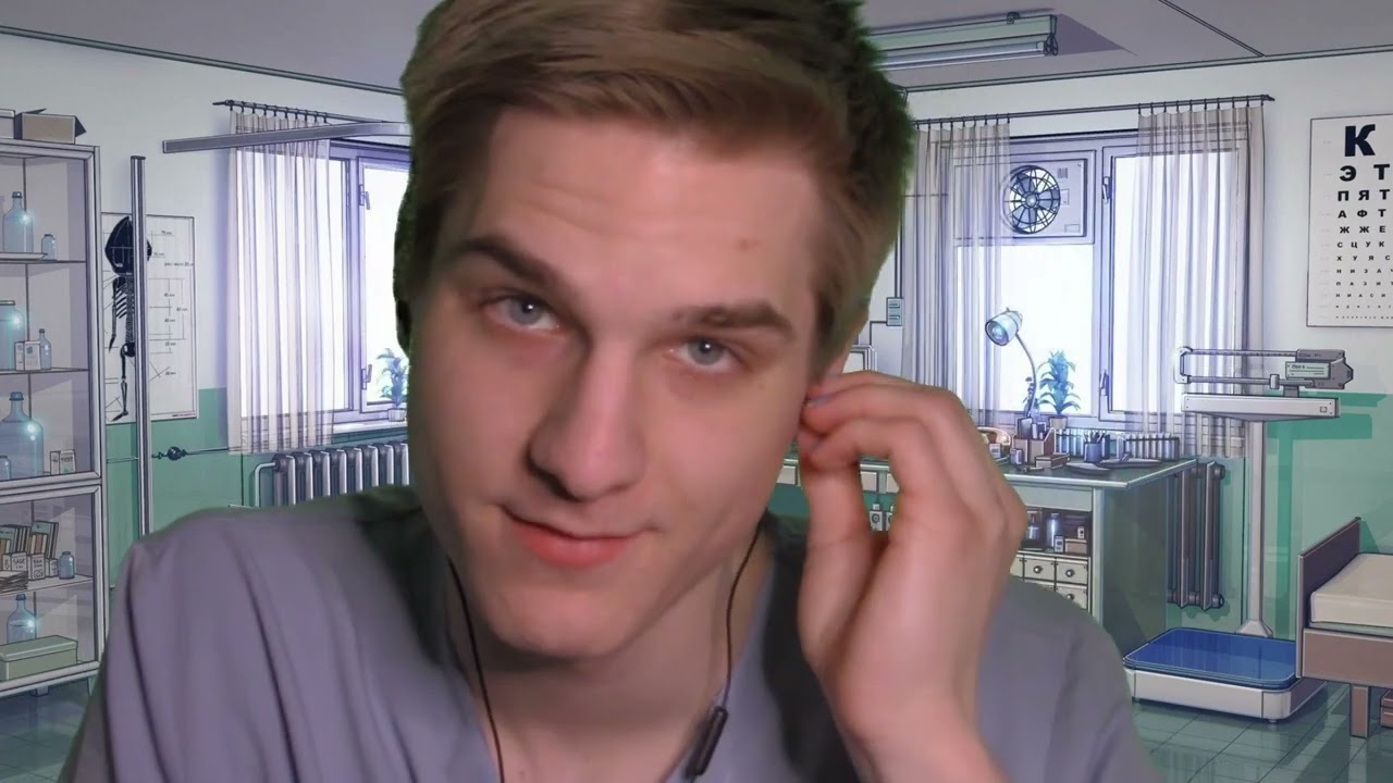 ASMR | Хаотичное обследование черепных нервов с неправильным реквизитом
