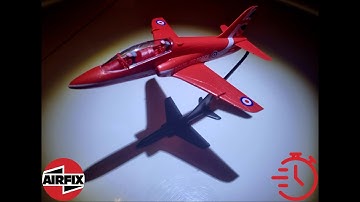 Airfix - Timelapse - 1:72  Red Arrows Hawk - Complete Build