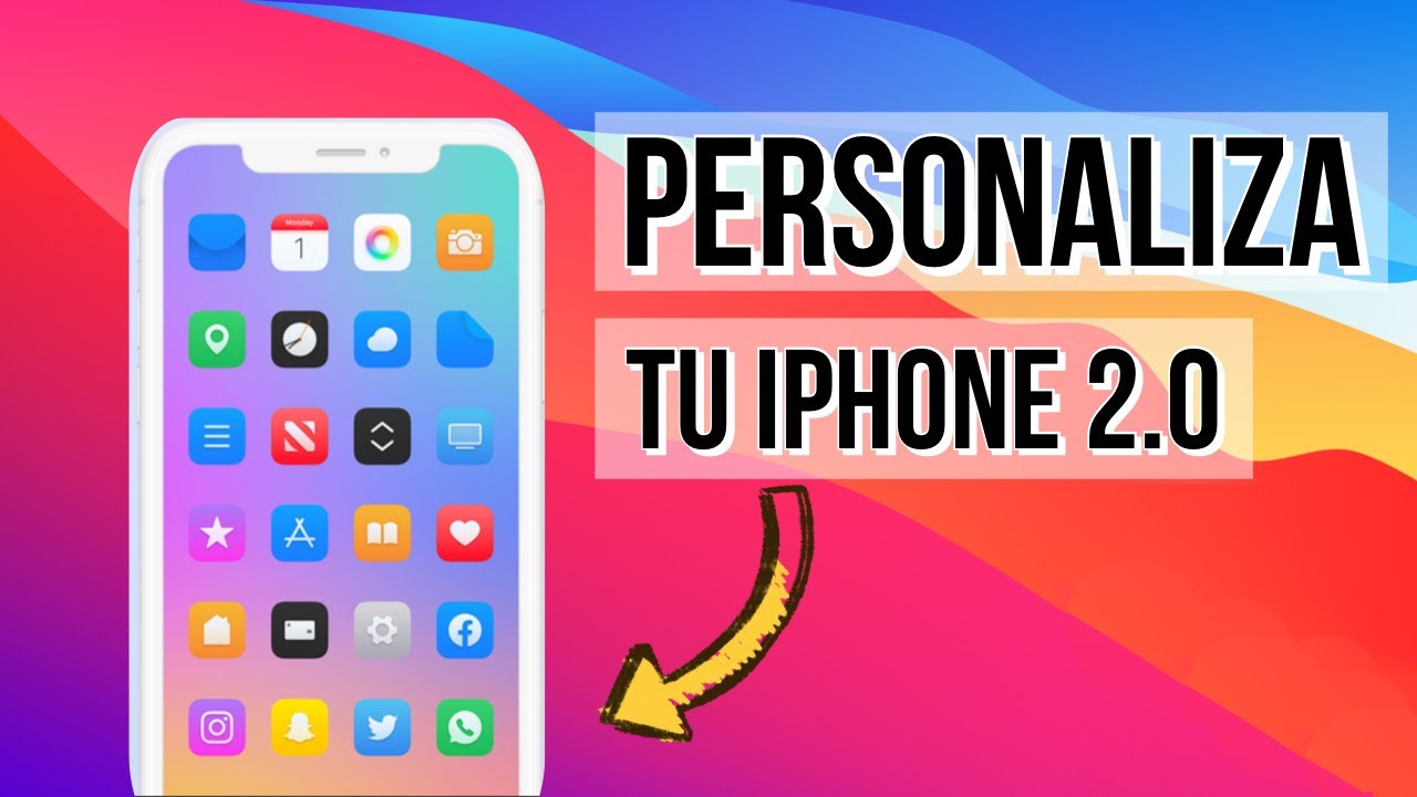 Como PERSONALIZAR tu IPHONE ⚡️ | TUTORIAL IOS 14.3 | SIN ATAJOS - YouTube
