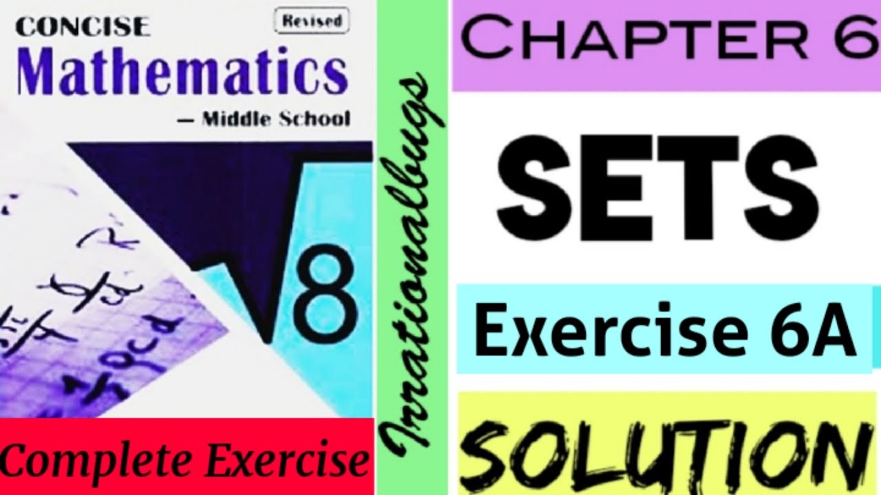 Ex 6a sets selinasolutions class8 lecture by bakshi mamta chhibbar