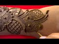 Back hand simple arabic beautiful henna design  simple and easy mehndi designs for hands