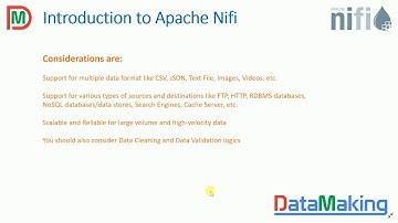Apache NiFi Introduction | Data Making | DM | DataMaking