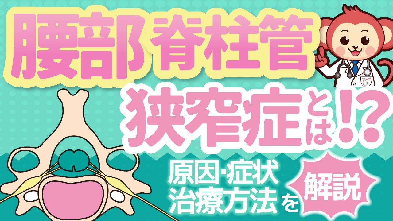 腰部脊柱管狭窄症の原因、症状、治療法を医師監修で分かりやすく解説【整形外科】