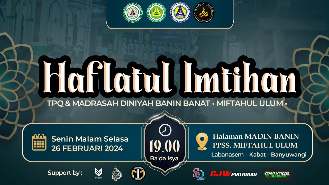 🔴 HAFLAH AKHIRUSSANAH | TPQ & MADIN 