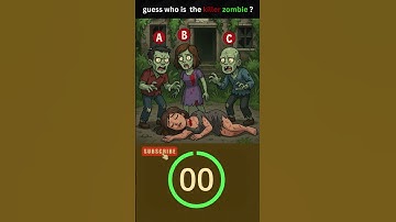 Which Zombie Did It? 🧟‍♀️💀 | Spooky Riddle Challenge #shorts #riddles  #quiz #brainteasers
