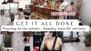 Get it all done with me  | Home refresh updates ! Shop with me | Mom chat | Summer break prep .