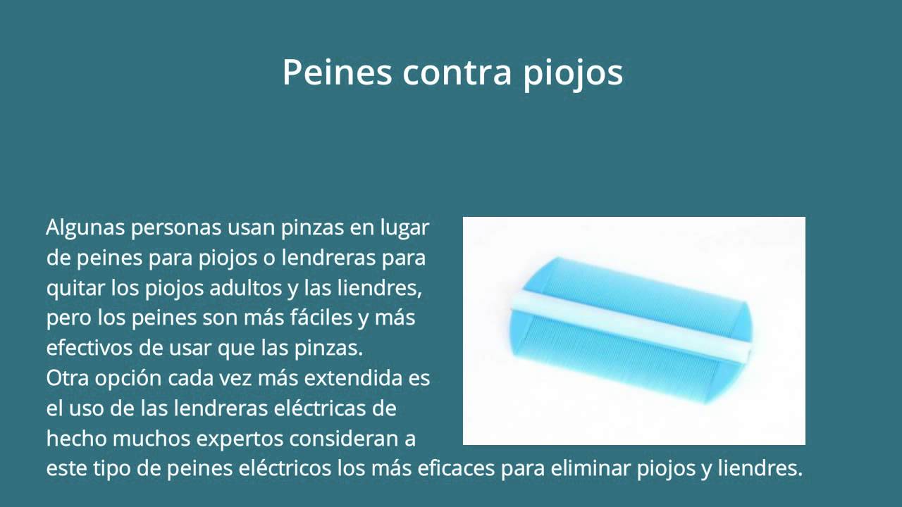 Metodo eficaz para quitar piojos
