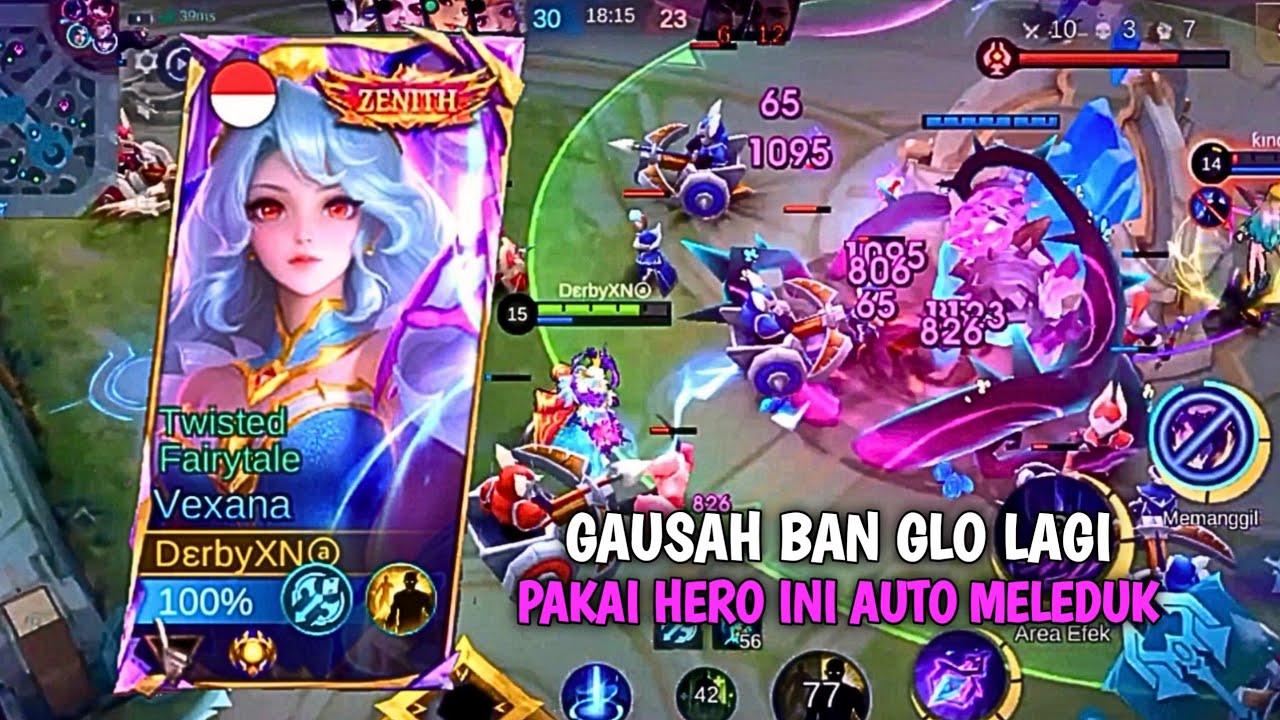 STOP BAN GLO! INI DIA VEXANA BUILD TERSAKIT SEKALI COMBO HILANG🔥| MLBB
