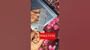 LED MATRIX SCROLLING BOARD MAX7219 with Arudino #shorts #scienceproject #ledboard #ledmatrix