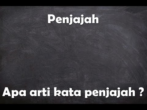 Video: Mengapa artinya penjajah?