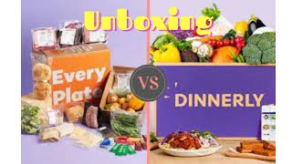 Dinnerly VS Everyplate unboxing