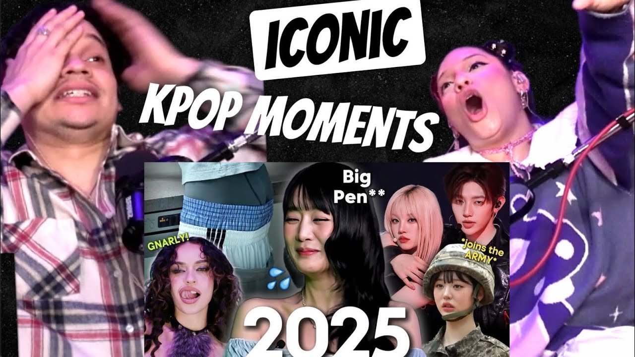 IT CRACKED US UP!!😂Waleska & Efra react to The Most ICONIC Kpop Moments of 2025 Part 1
