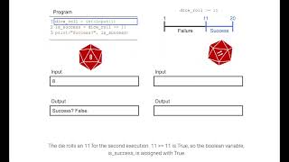 Example: Rolling a d20 in a tabletop game; ch 4, video 3