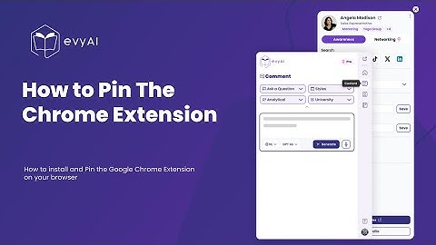 How to Install and Pin the evyAI Chrome Extension
