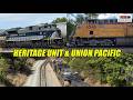 Wabash Norfolk Southern Heritage Unit and Union Pacific Power in NC - 4/22/2026