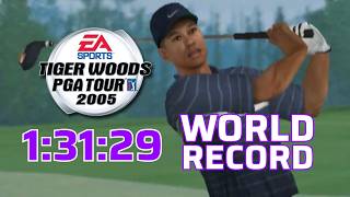 [WORLD RECORD] Tiger Woods PGA Tour 2005 - All Courses Speedrun - 1:31:29